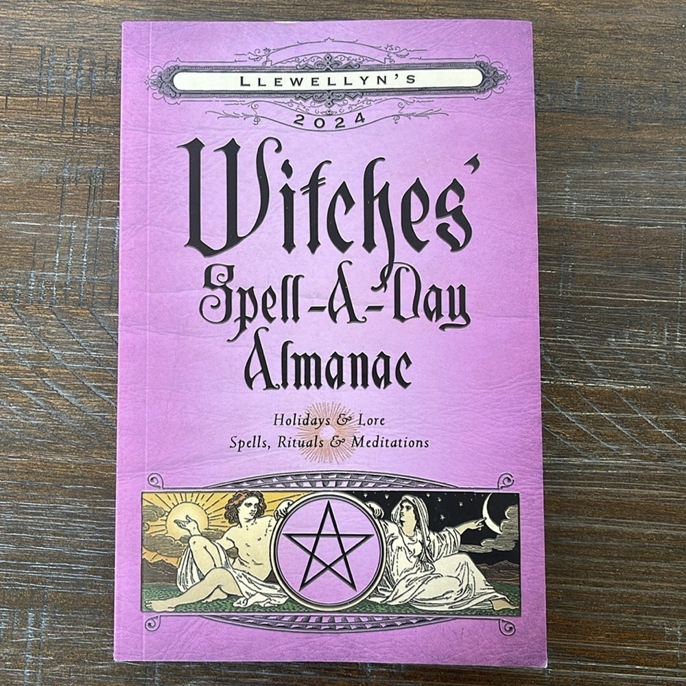 NEW 2 Book Set Llewellyn's Witches Spell-A-day Almanac 2023 & 2024 - Picture 2 of 7